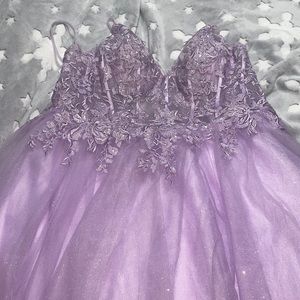Lavender short formal dress